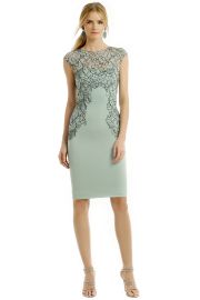 Lela Rose Floral Frame Sheath at Lela Rose